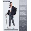 imageMAGCOMSEN Womens Hiking Pants Lightweight Quick Dry Water Resistant Joggers with Pockets Athletic Travel OutdoorDark Grey