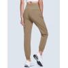 imageMAGCOMSEN Womens Hiking Pants Lightweight Quick Dry Water Resistant Joggers with Pockets Athletic Travel OutdoorKhaki