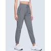imageMAGCOMSEN Womens Hiking Pants Lightweight Quick Dry Water Resistant Joggers with Pockets Athletic Travel OutdoorLight Grey