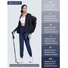 imageMAGCOMSEN Womens Hiking Pants Lightweight Quick Dry Water Resistant Joggers with Pockets Athletic Travel OutdoorNavy
