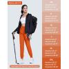 imageMAGCOMSEN Womens Hiking Pants Lightweight Quick Dry Water Resistant Joggers with Pockets Athletic Travel OutdoorOrange