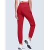 imageMAGCOMSEN Womens Hiking Pants Lightweight Quick Dry Water Resistant Joggers with Pockets Athletic Travel OutdoorRose Red
