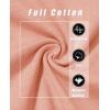 imageMAGCOMSEN Womens LongSleeve CrewNeck Cotton TShirt ClassicFit Shirt Soft Breathable Casual Tee Basic TopsApricot