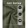 imageMAGCOMSEN Womens LongSleeve CrewNeck Cotton TShirt ClassicFit Shirt Soft Breathable Casual Tee Basic TopsArmy Green