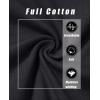imageMAGCOMSEN Womens LongSleeve CrewNeck Cotton TShirt ClassicFit Shirt Soft Breathable Casual Tee Basic TopsBlack
