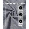 imageMAGCOMSEN Womens LongSleeve CrewNeck Cotton TShirt ClassicFit Shirt Soft Breathable Casual Tee Basic TopsDark Gray