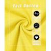imageMAGCOMSEN Womens LongSleeve CrewNeck Cotton TShirt ClassicFit Shirt Soft Breathable Casual Tee Basic TopsYellow