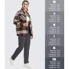 imageMAGCOMSEN Womens Sherpa Lined Sweatpants Winter Warm Fleece Pants Water Resistant Thermal Pants for Lounge Outdoor SnowDark Grey