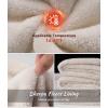 imageMAGCOMSEN Womens Sherpa Lined Sweatpants Winter Warm Fleece Pants Water Resistant Thermal Pants for Lounge Outdoor SnowLight Grey