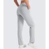 imageMAGCOMSEN Womens Sherpa Lined Sweatpants Winter Warm Fleece Pants Water Resistant Thermal Pants for Lounge Outdoor SnowLight Grey