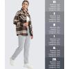 imageMAGCOMSEN Womens Sherpa Lined Sweatpants Winter Warm Fleece Pants Water Resistant Thermal Pants for Lounge Outdoor SnowLight Grey