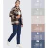 imageMAGCOMSEN Womens Sherpa Lined Sweatpants Winter Warm Fleece Pants Water Resistant Thermal Pants for Lounge Outdoor SnowNavy