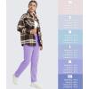 imageMAGCOMSEN Womens Sherpa Lined Sweatpants Winter Warm Fleece Pants Water Resistant Thermal Pants for Lounge Outdoor SnowTaro Purple
