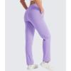 imageMAGCOMSEN Womens Sherpa Lined Sweatpants Winter Warm Fleece Pants Water Resistant Thermal Pants for Lounge Outdoor SnowTaro Purple