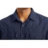 imageMAGCOMSEN Mens UPF 50 Sun Protection Shirts Button Down Long Sleeve Shirt for Hiking Fishing SafariNavy
