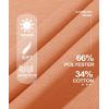 imageMAGCOMSEN Womens Fleece Lined Sweatshirt Crewneck Cotton Pullover Fall Casual Long Sleeve Warm TopsApricot