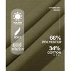 imageMAGCOMSEN Womens Fleece Lined Sweatshirt Crewneck Cotton Pullover Fall Casual Long Sleeve Warm TopsArmy Green