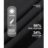 imageMAGCOMSEN Womens Fleece Lined Sweatshirt Crewneck Cotton Pullover Fall Casual Long Sleeve Warm TopsBlack