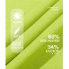 imageMAGCOMSEN Womens Fleece Lined Sweatshirt Crewneck Cotton Pullover Fall Casual Long Sleeve Warm TopsYellow Green