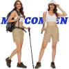 imageMAGCOMSEN Womens 7quot Hiking Golf Shorts 6 Pockets Lightweight Quick Dry Outdoor Casual Cargo Shorts Water ResistantKhaki