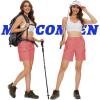 imageMAGCOMSEN Womens 7quot Hiking Golf Shorts 6 Pockets Lightweight Quick Dry Outdoor Casual Cargo Shorts Water ResistantPeach Pink