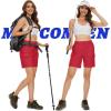 imageMAGCOMSEN Womens 7quot Hiking Golf Shorts 6 Pockets Lightweight Quick Dry Outdoor Casual Cargo Shorts Water ResistantTomato Red