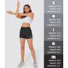 imageMAGOCOMSEN Womens Running Shorts 3quot Quick Dry Lightweight Athletic Workout Sports Shorts with Pockets Ladies Summer ShortsBlack