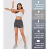 imageMAGOCOMSEN Womens Running Shorts 3quot Quick Dry Lightweight Athletic Workout Sports Shorts with Pockets Ladies Summer ShortsDark Grey