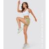 imageMAGOCOMSEN Womens Running Shorts 3quot Quick Dry Lightweight Athletic Workout Sports Shorts with Pockets Ladies Summer ShortsKhaki