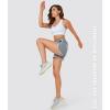 imageMAGOCOMSEN Womens Running Shorts 3quot Quick Dry Lightweight Athletic Workout Sports Shorts with Pockets Ladies Summer ShortsLight Grey