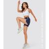 imageMAGOCOMSEN Womens Running Shorts 3quot Quick Dry Lightweight Athletic Workout Sports Shorts with Pockets Ladies Summer ShortsNavy