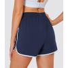 imageMAGOCOMSEN Womens Running Shorts 3quot Quick Dry Lightweight Athletic Workout Sports Shorts with Pockets Ladies Summer ShortsNavy