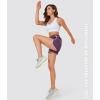 imageMAGOCOMSEN Womens Running Shorts 3quot Quick Dry Lightweight Athletic Workout Sports Shorts with Pockets Ladies Summer ShortsPurple Red