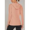 imageMAGCOMSEN Womens Sun Hoodie UPF 50 UV Protection Shirts Lightweight Quick Dry SPF Long Sleeve Rash Guard Hiking RunningApricot