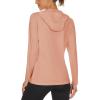 imageMAGCOMSEN Womens Sun Hoodie UPF 50 UV Protection Shirts Lightweight Quick Dry SPF Long Sleeve Rash Guard Hiking RunningApricot