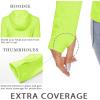 imageMAGCOMSEN Womens Sun Hoodie UPF 50 UV Protection Shirts Lightweight Quick Dry SPF Long Sleeve Rash Guard Hiking RunningFluorescent Green