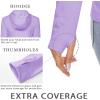 imageMAGCOMSEN Womens Sun Hoodie UPF 50 UV Protection Shirts Lightweight Quick Dry SPF Long Sleeve Rash Guard Hiking RunningLight Purple