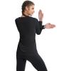 imageMAGCOMSEN Womens T Shirts VNeck Long Sleeve UPF 50 UV Sun Shirt Quick Dry Performance Tees Workout Swim TopsBlack