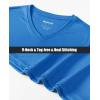 imageMAGCOMSEN Womens T Shirts VNeck Long Sleeve UPF 50 UV Sun Shirt Quick Dry Performance Tees Workout Swim TopsBlue Green