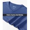 imageMAGCOMSEN Womens T Shirts VNeck Long Sleeve UPF 50 UV Sun Shirt Quick Dry Performance Tees Workout Swim TopsBlue Grey