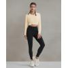 imageMAGCOMSEN Womens T Shirts VNeck Long Sleeve UPF 50 UV Sun Shirt Quick Dry Performance Tees Workout Swim TopsLight Apricot