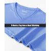 imageMAGCOMSEN Womens T Shirts VNeck Long Sleeve UPF 50 UV Sun Shirt Quick Dry Performance Tees Workout Swim TopsLight Blue