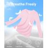 imageMAGCOMSEN Womens T Shirts VNeck Long Sleeve UPF 50 UV Sun Shirt Quick Dry Performance Tees Workout Swim TopsLight Pink