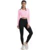 imageMAGCOMSEN Womens T Shirts VNeck Long Sleeve UPF 50 UV Sun Shirt Quick Dry Performance Tees Workout Swim TopsLight Pink