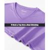 imageMAGCOMSEN Womens T Shirts VNeck Long Sleeve UPF 50 UV Sun Shirt Quick Dry Performance Tees Workout Swim TopsLight Purple