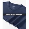 imageMAGCOMSEN Womens T Shirts VNeck Long Sleeve UPF 50 UV Sun Shirt Quick Dry Performance Tees Workout Swim TopsNavy