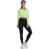 imageMAGCOMSEN Womens T Shirts VNeck Long Sleeve UPF 50 UV Sun Shirt Quick Dry Performance Tees Workout Swim TopsPale Green