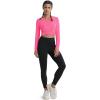 imageMAGCOMSEN Womens T Shirts VNeck Long Sleeve UPF 50 UV Sun Shirt Quick Dry Performance Tees Workout Swim TopsRose