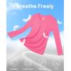 imageMAGCOMSEN Womens T Shirts VNeck Long Sleeve UPF 50 UV Sun Shirt Quick Dry Performance Tees Workout Swim TopsRose