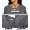 imageMAGCOMSEN Womens Long Sleeve Shirts UPF 50 Sun Protection Running Fishing Workout T ShirtsDark Grey